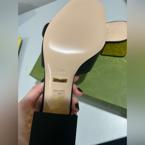 Brand new Gucci Interlocking G cut out sandal with box 6.5 - Picture 5 of 8